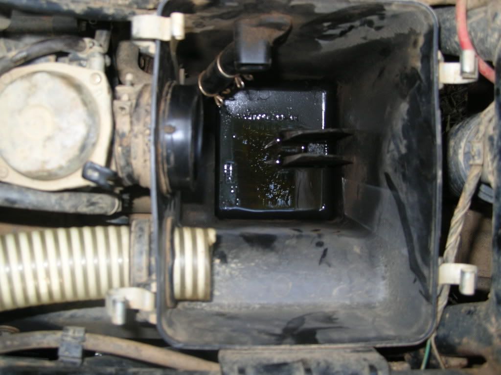 350 4x4 gas in airbox (pics) Honda ATV Forum